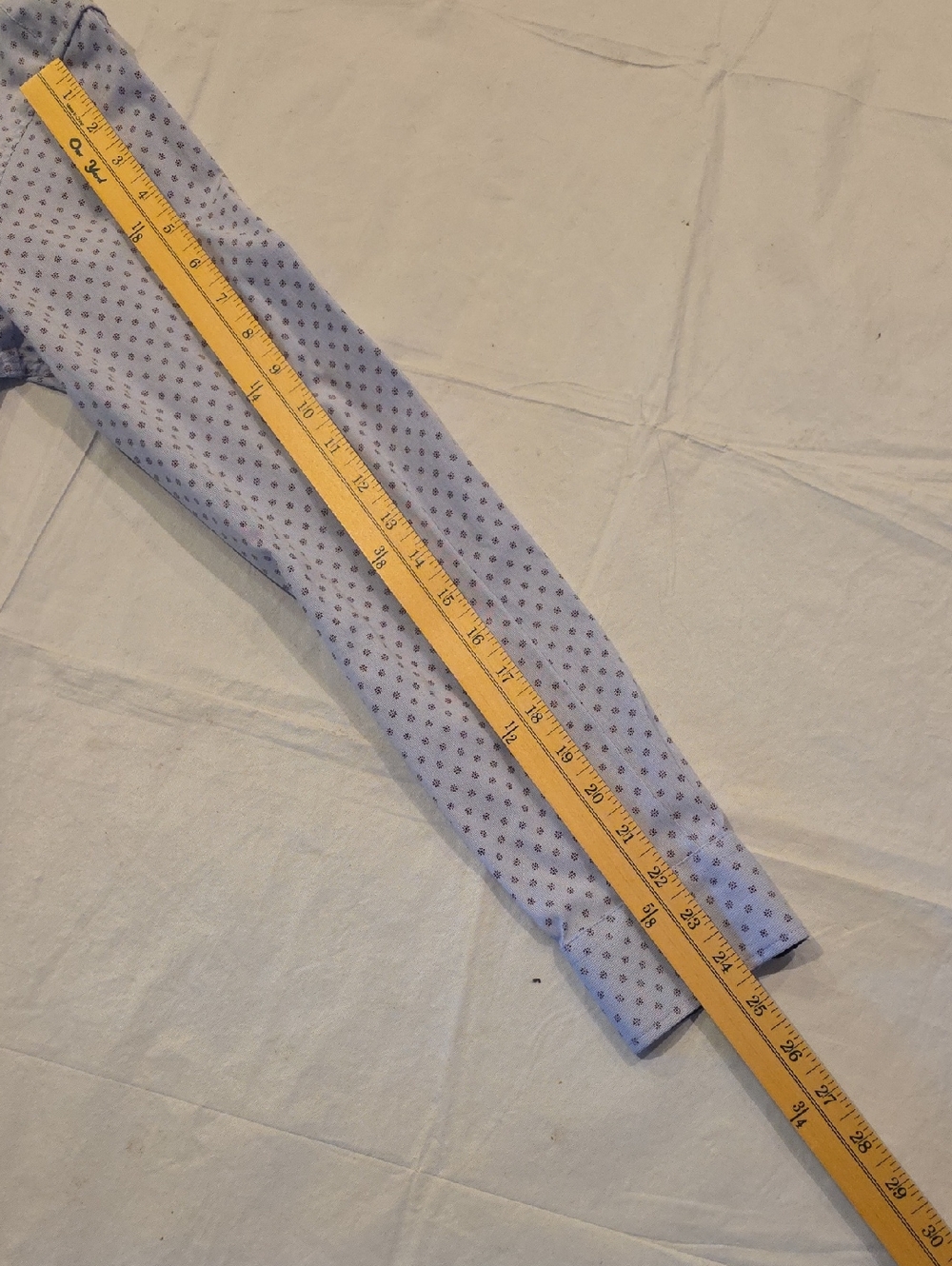 7 Diamonds Lavender Stretch Button-Down with Wine Contrasting Trim Flip Cuffs M - Picture 8 of 9